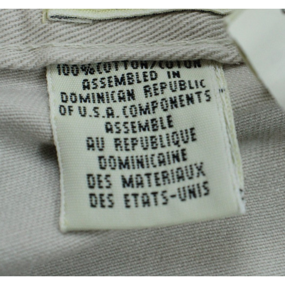 Eddie Bauer Pants Mens 38 X 32 Beige 100% Cotton Wrinkle Resistant Classic Fit - Picture 4 of 8